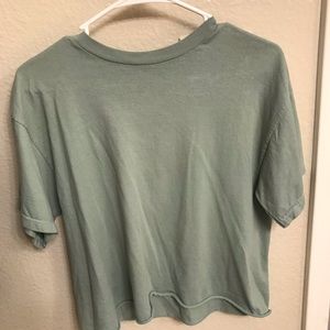 brandy melville plain green aleena